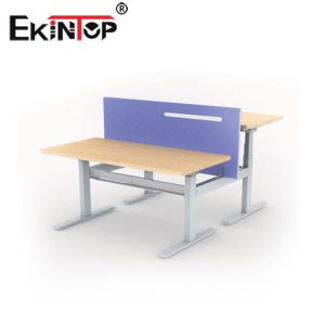 Buy cheap Powder Coating Ergonomic Electric Table , Modren Adjustable Height Computer Desk product