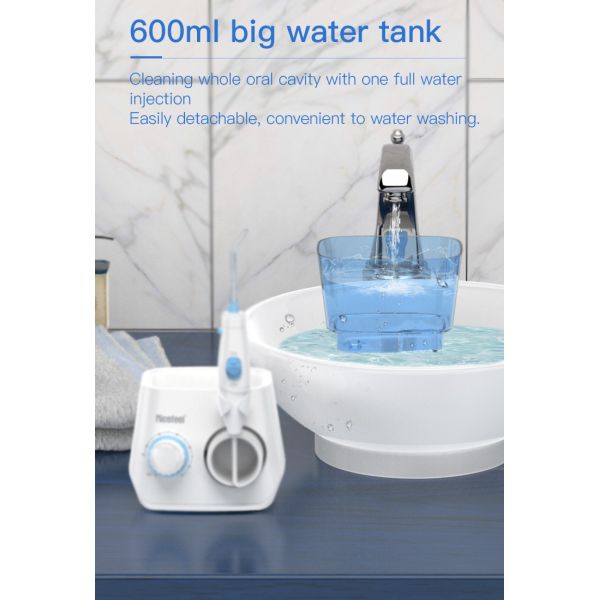 OEM / ODM 600ml Countertop Oral Irrigator Teeth Whitening Cleaning