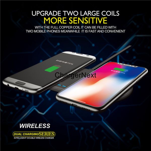 2018 CE FCC 10W FAST Speed Portable mobile phone accessories charger Qi wireless charging pad for iPhone 8 for iPhone X
