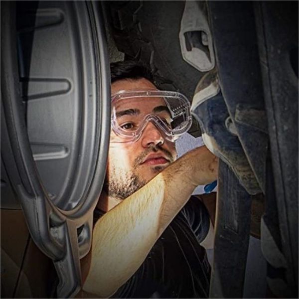 Waterproof PVC Eye Protection Goggles Scratch Resistant Construction Safety Glasses