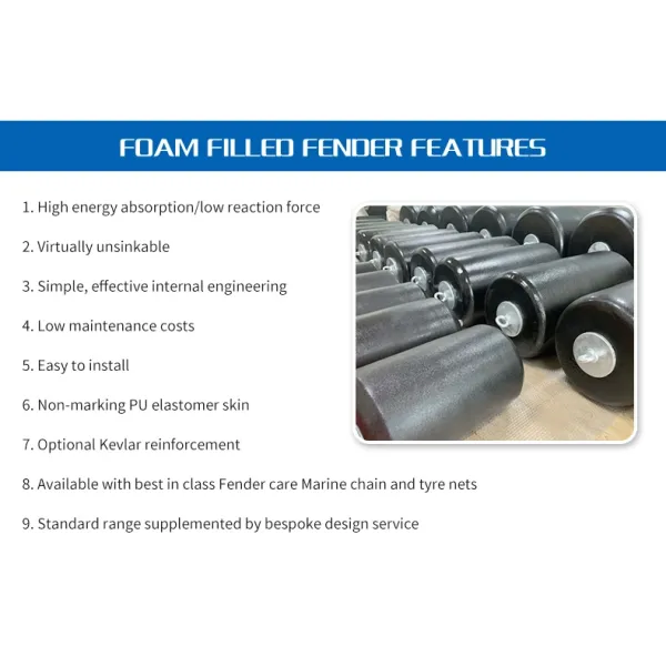 Foam Filled Fenders for The Harbor, Offshore and Ship-to-Ship Application