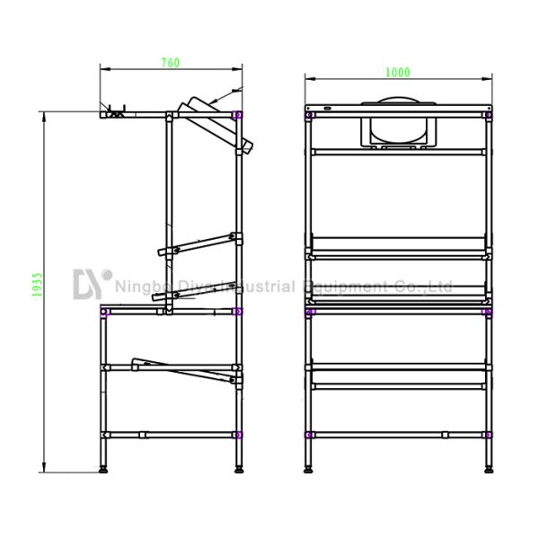 Simple Operation Production Basics Table Low Power Consumption For Workshop
