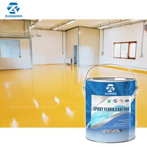 Buy cheap Metallic Clear Epoxy Resin Floor Coating Flat Floor Paint Strong Adhesion product