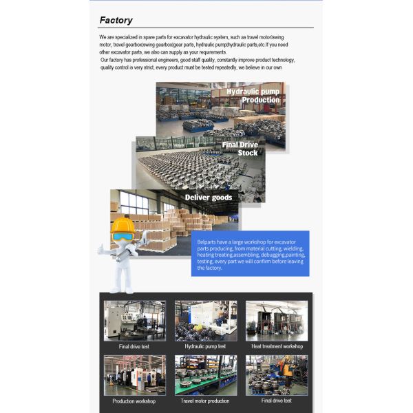 BELPARTS Excavator R320LC-7 Swing Drive Gearbox Excavator 31N9-10180 Slew Gearbox