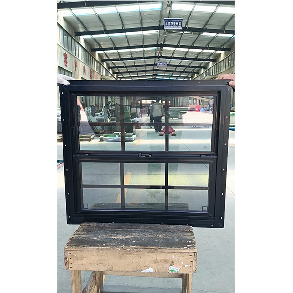 Buy cheap Black Anthracite UPVC Single Hung Window With Double Glass product