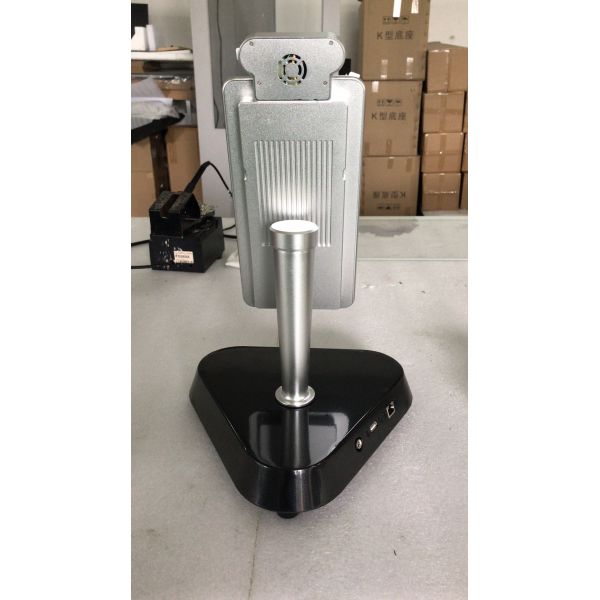 latest 8 inch access control system face recognition Heimann sensor MIPS cloud server software thermal scanner
