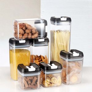 China 7pcs Detachable Grid Food Storage Container Plastic on sale