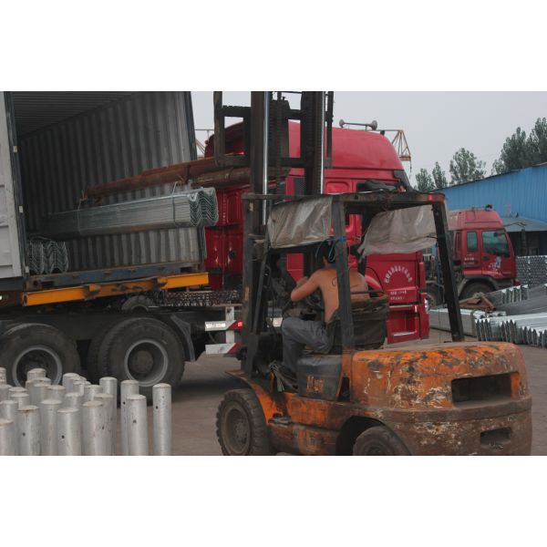 Outdoor Security Galvanized Traffic Highway Guardrail with Obstruction Block Spacer