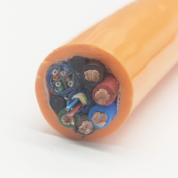 Underwater Shielded Cat6 Network Fiber Optic Cable , Hybrid Fiber Cable Customized