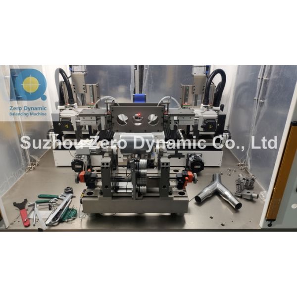 Two Station New Energy Motor Automatic Balancing Machine Magnetic Motor Rotor Drilling Correction Balancer