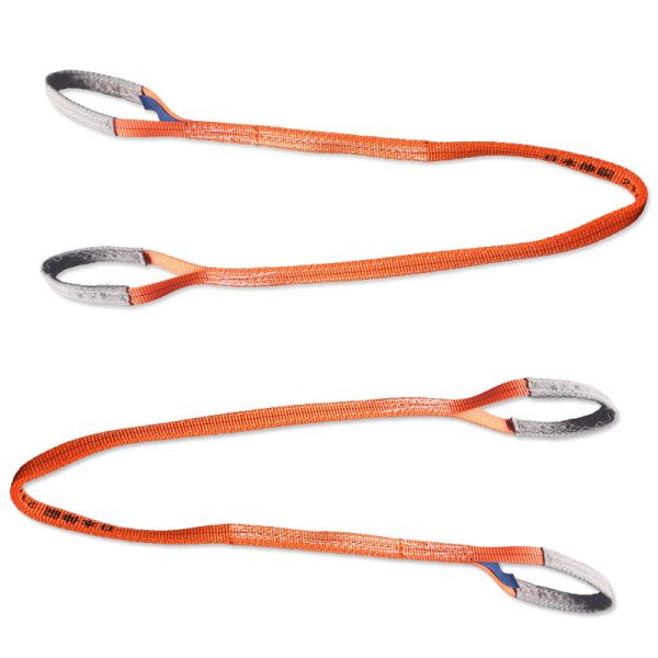 Custom Printed Logo Polyester Webbing Sling Belt 1t 25mm Width For Lifting