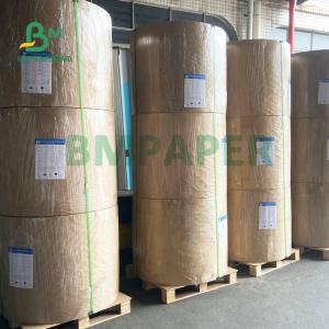 Buy cheap 80gsm 90gsm Extensible Sack Kraft Paper For Cement Bags 100cm Good Toughness product