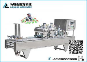 Buy cheap Lactic Acid Drinks | Milk Plastic Cup Filling Sealing Machine product