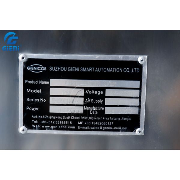 0.75KW Automatic Powder Sifting Machine 440mm Screen Makeup Powder Sieving