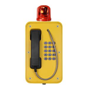 Buy cheap Tunnel Emergency SIP Telephone PoE Powered with Flashing warning light product