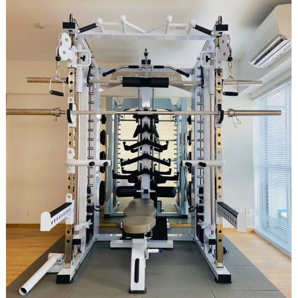 Professional Squats Rack With Smith Machine Multi Functional Gym Equipment