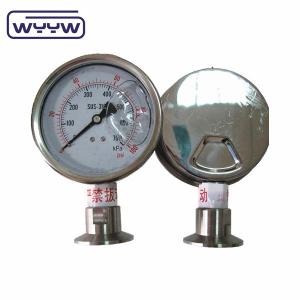 China 100mm Diaphragm Seal Type Pressure Gauge Heavy Duty Industrial Pressure Gauge on sale