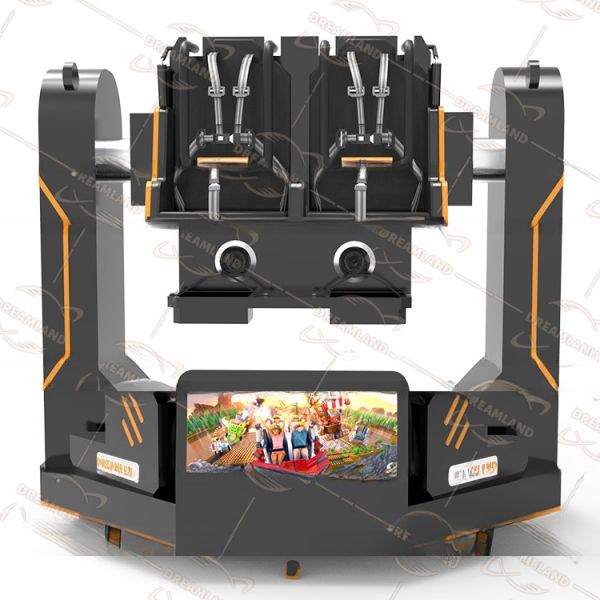 Exclusive Exciting 9D VR 360 Roller Coaster Simulator 2.25*2.15*2.3cm