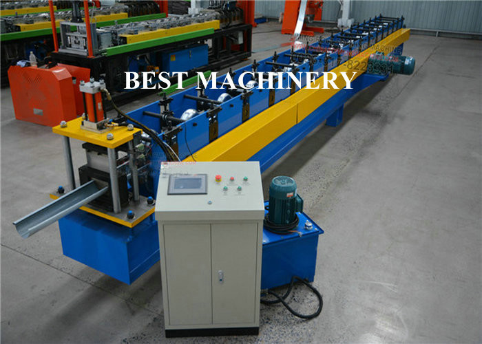 Rain Gutter Roll Forming Machine Construction Material Roofing 450mm - 550mm Inner Diameter