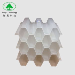 Buy cheap White Plastic Tube Settler Media , WasteWater Treatment Tube Pac Media Blue White product