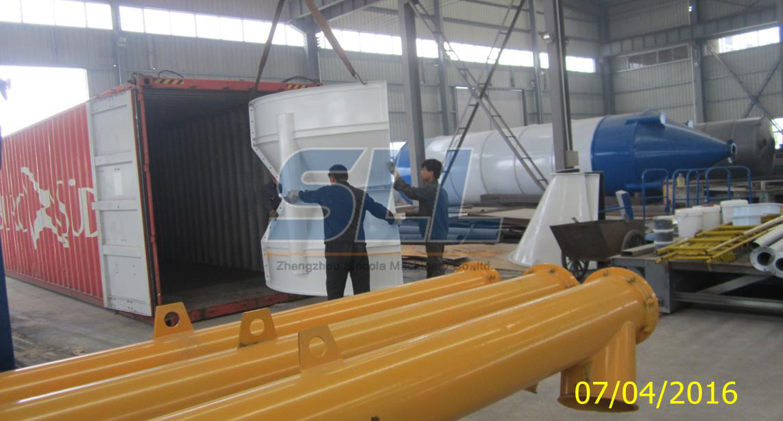 Distinctive Economical Containerized Cement Storage Silo 50 Ton Electrical Type