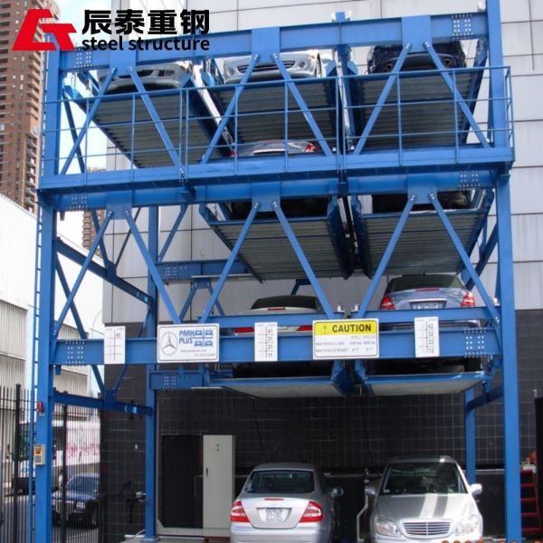 Prefabricated Three Dimensional Garage , Metal Parking Garage Building