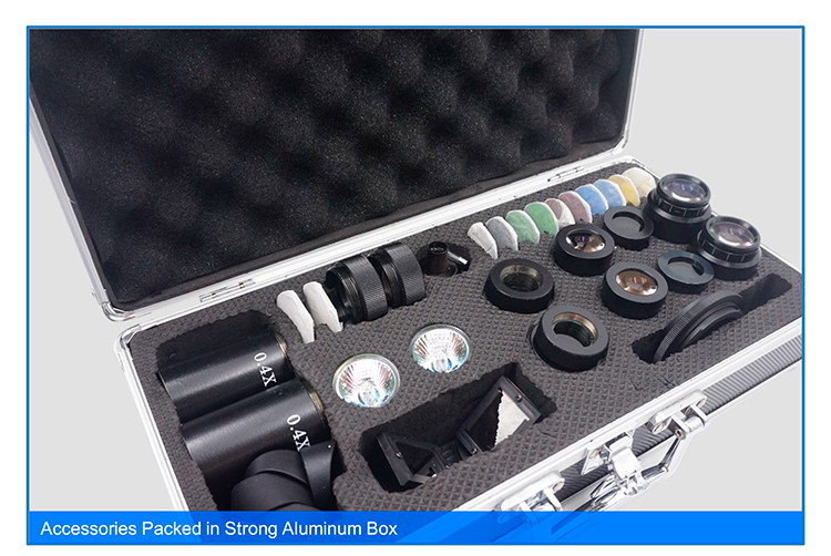 Forensic Comparison Microscope with 2x~240x Magnification LED Illumination and CE Certification for Laboratory Research
