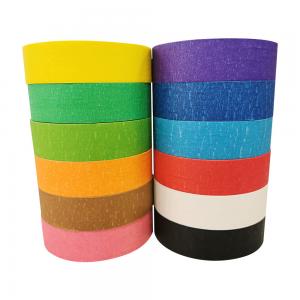 Buy cheap No Residue Tear By Hand Different Colored Masking Tape For Spray Painting product