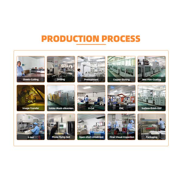 94v0 Electronic Aluminum Led PCB Boards Single Side Circuit Board