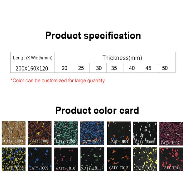 Shockproof Interlocking Rubber Roof Pavers Practical Recyclable