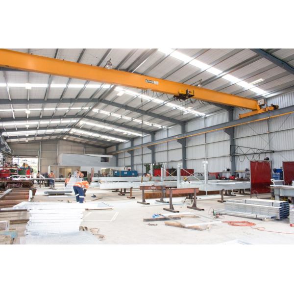 Decoiling Service and Solid H-shape Steel Beam Main Frame for Customized Metal Building