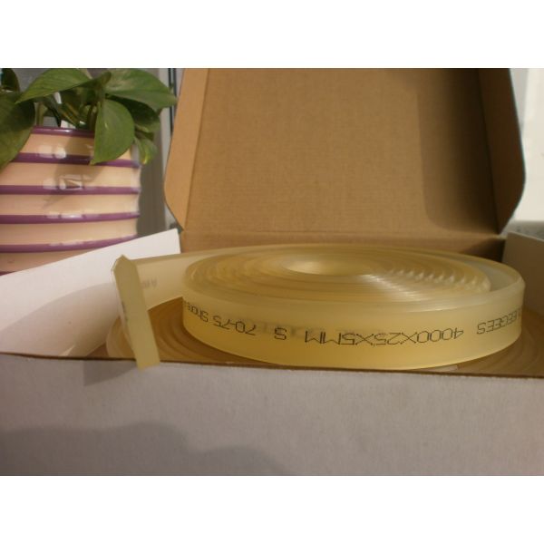 Tear Resistance Silk Screen Squeegee Rubber , 25 * 5 Silk Screen Squeegee For Cds