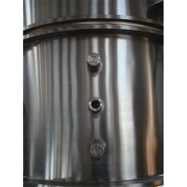 80 Mesh Particle 500kg / Batch Continuous Fluid Bed Dryer Machine