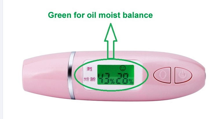 Precision LCD Digital Skin Analyzer / Skin Moisture Meter CE ROHS