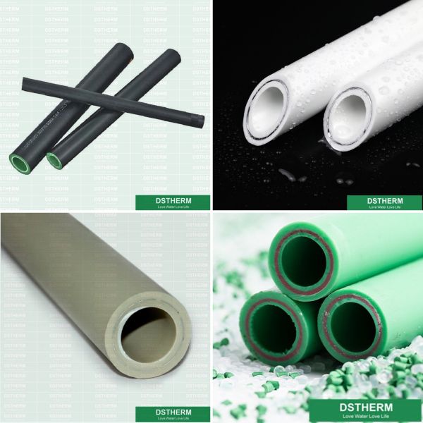 Stable PPR Composite Plumbing Pipes Aluminum Plastic Pipe Smooth Inner Wall