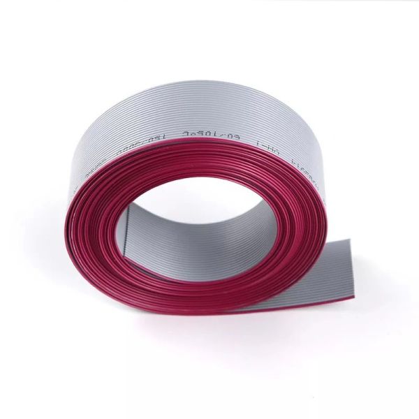 OEM Gray / Rainbow Flat IDC Ribbon Cable UL2651 Wire 300V 2 Pin - 64 Pin