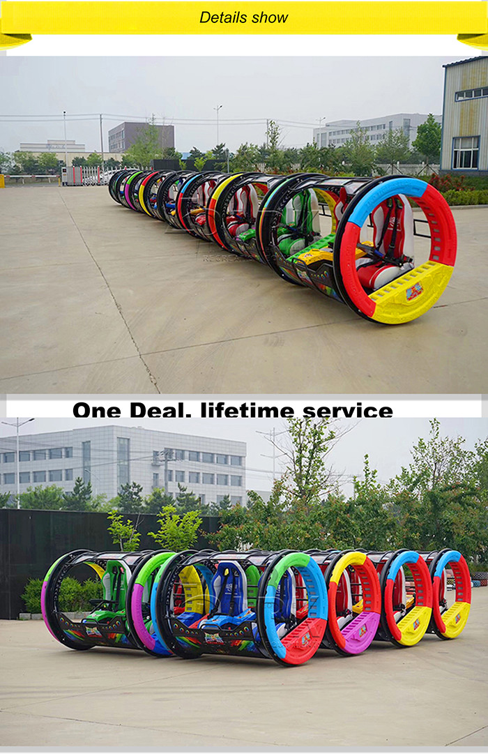 48V / 20A Rolling Car Game Machine With Seats In Playground And Amusement Center