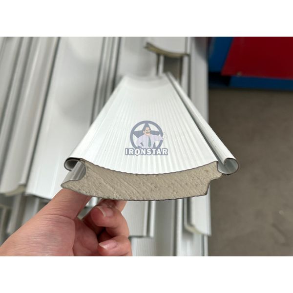 PU foam shutter door roll forming machine for Morocco rolling shutter machine
