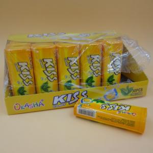 Buy cheap Portable Pocket Compressed Candy Kiss Mint Flavored With Low Fat Sugarless product