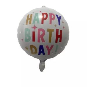Buy cheap Wholesal Competitive Price 18 Inch Round Balloons Happy Birthday Decorative Foil Balloons product
