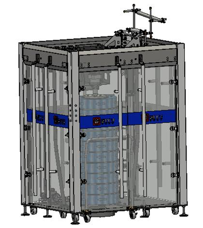 45000BPH High-speed Shrink Sleever For Tea Beverage Production Line Customer Site