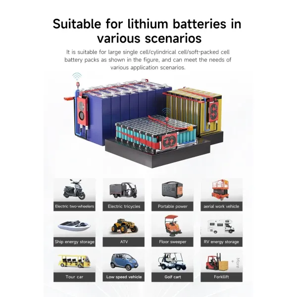 Efficient Charge Discharge BMS for 8s-17s Active Balance Systems