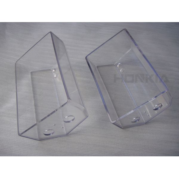 Clear Polycarbonate Custom CNC Milled Parts High Transparency High Precision