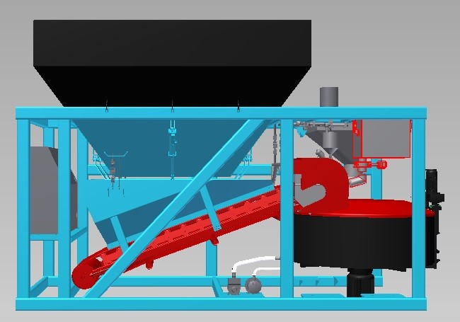 Buy cheap Fast Moving Small Concrete Batch Plant 26m³ Container Cement Silos product