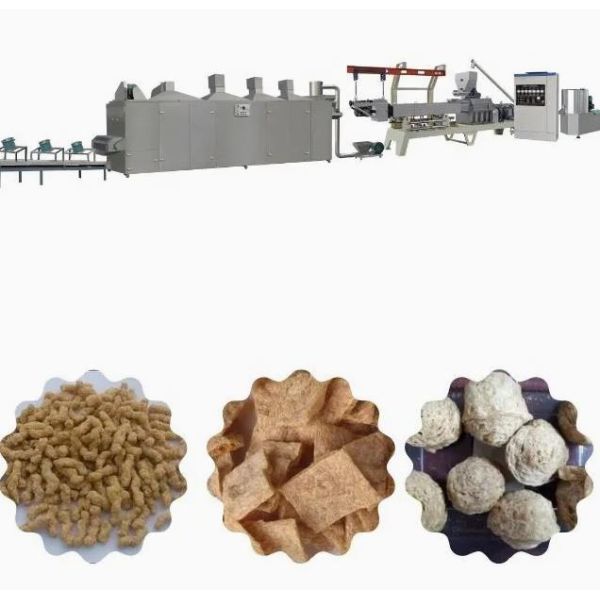 Textured Soya Extruder Machine process line