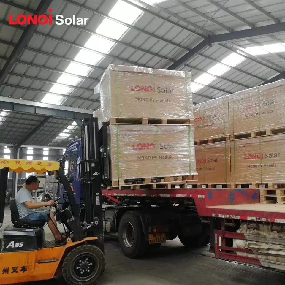 Large Longi Mono Solar Panels 450w Mono Bifacial LR4 72HPH 450M Wholesale