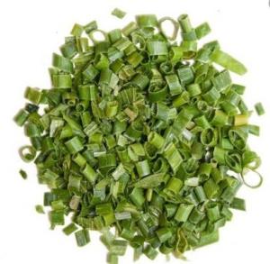 China Hot Air Dried Vegetables Dehydrated Chives Green Color Natural Food Grade on sale
