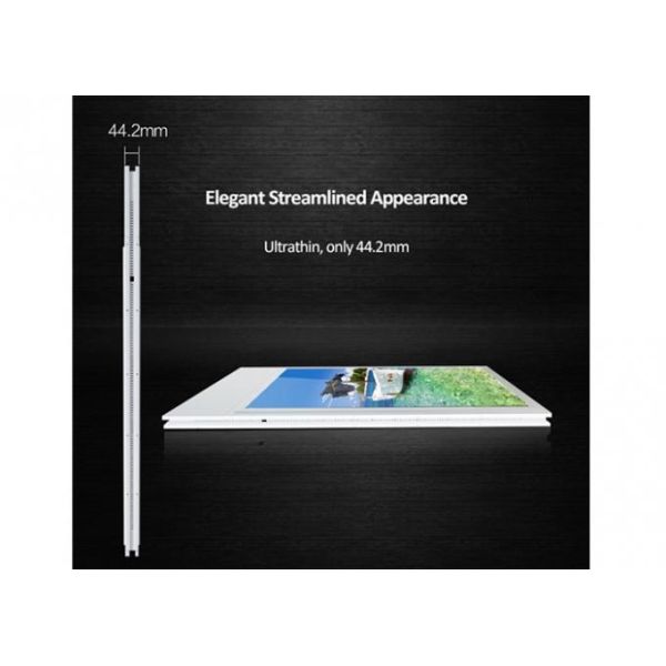 43" 49" Double Sided LCD Display , Hanging LCD Window Display Super Flat Enclosure