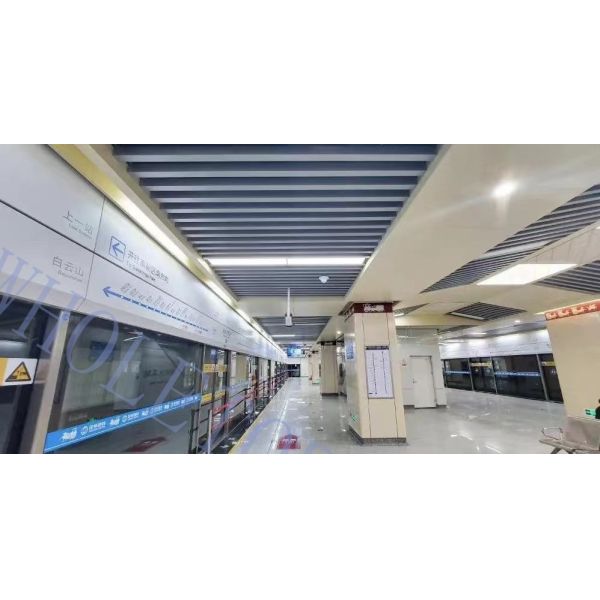 SGS Class A1 5.0mm Ceramic Coated Aluminum Panel For Metro Station