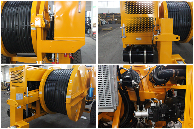 Transmission Line Stringing Equipment Hydraulic Cable Laying Tensioner
